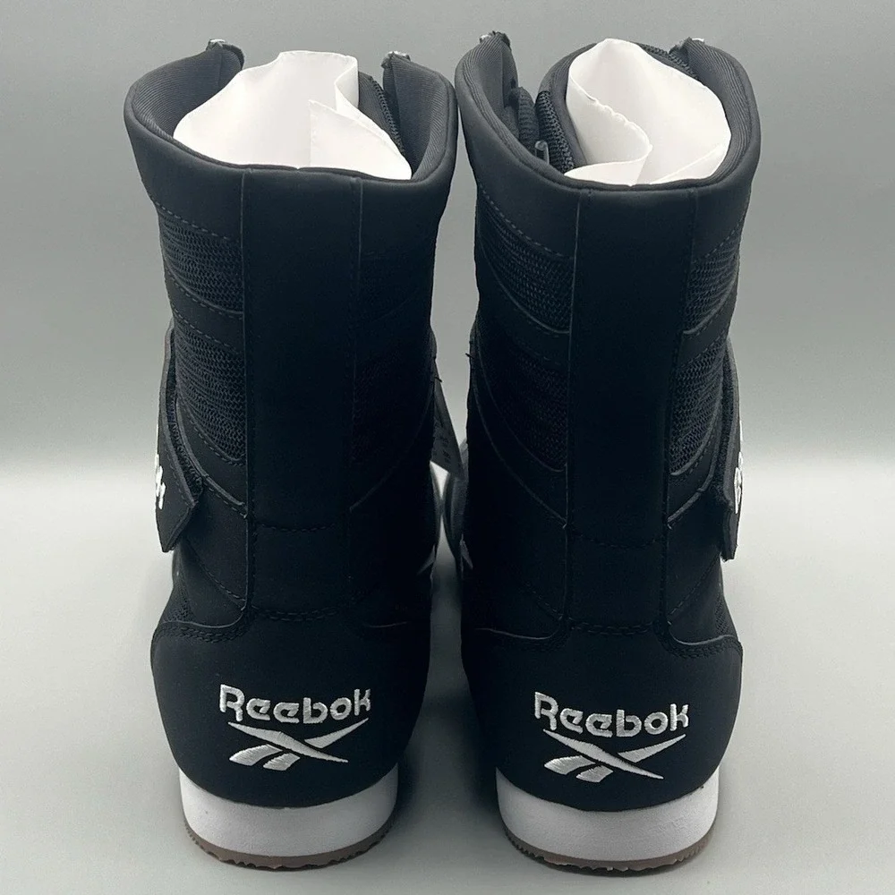 Reebok‎ Boxing HI MMA Wrestling Black Sport Boots - Men's Size 12.5